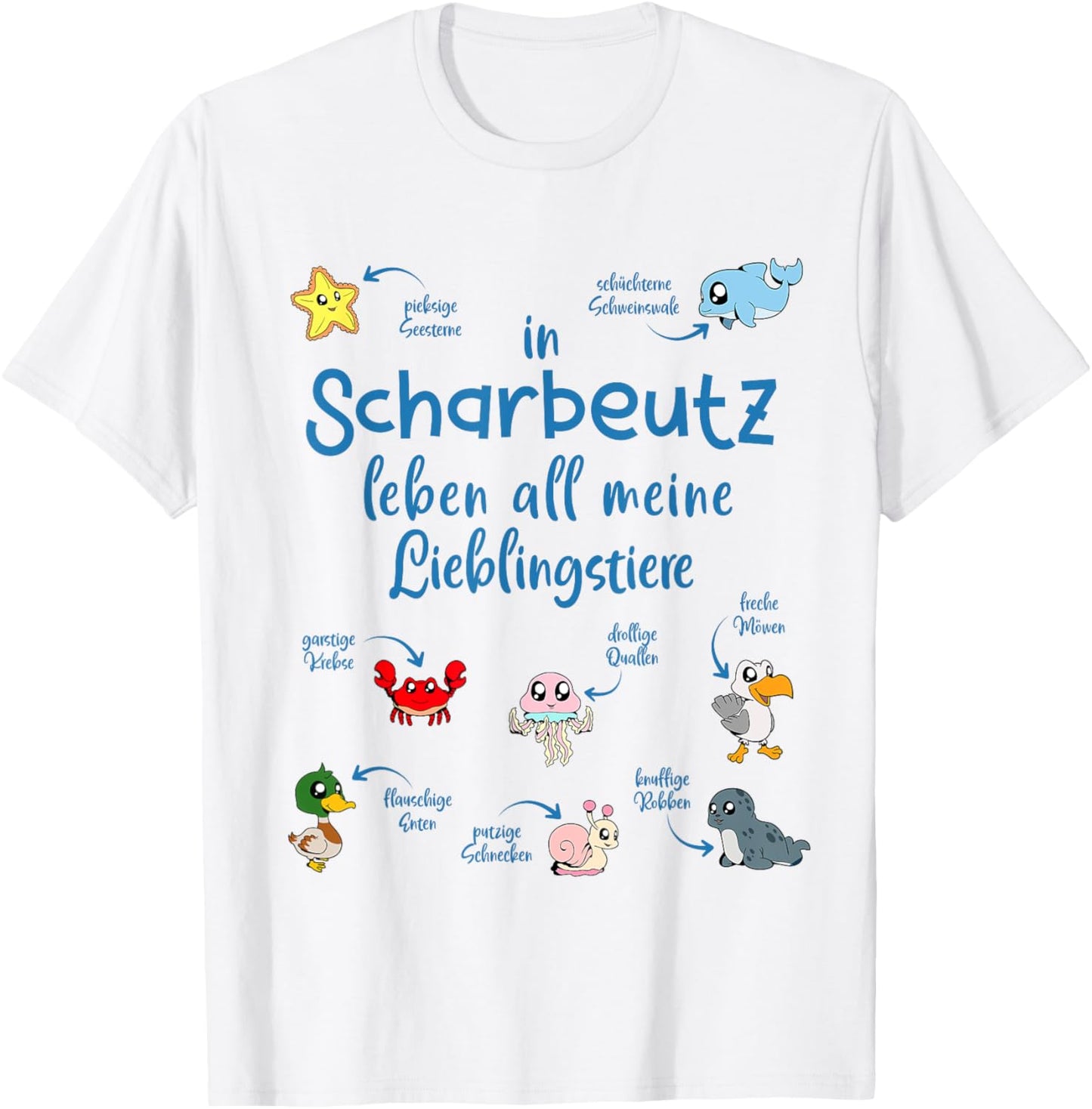 Meine Lieblingstiere in Scharbeutz T-Shirt - T-Shirt | White