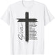 John 3:16 Christian Cross Bible T-Shirt - T-Shirt | White