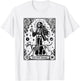 The Dog Mama Tarot Card Funny Skeleton Dog Mom Mother's Day Women T-Shirt - T-Shirt | White