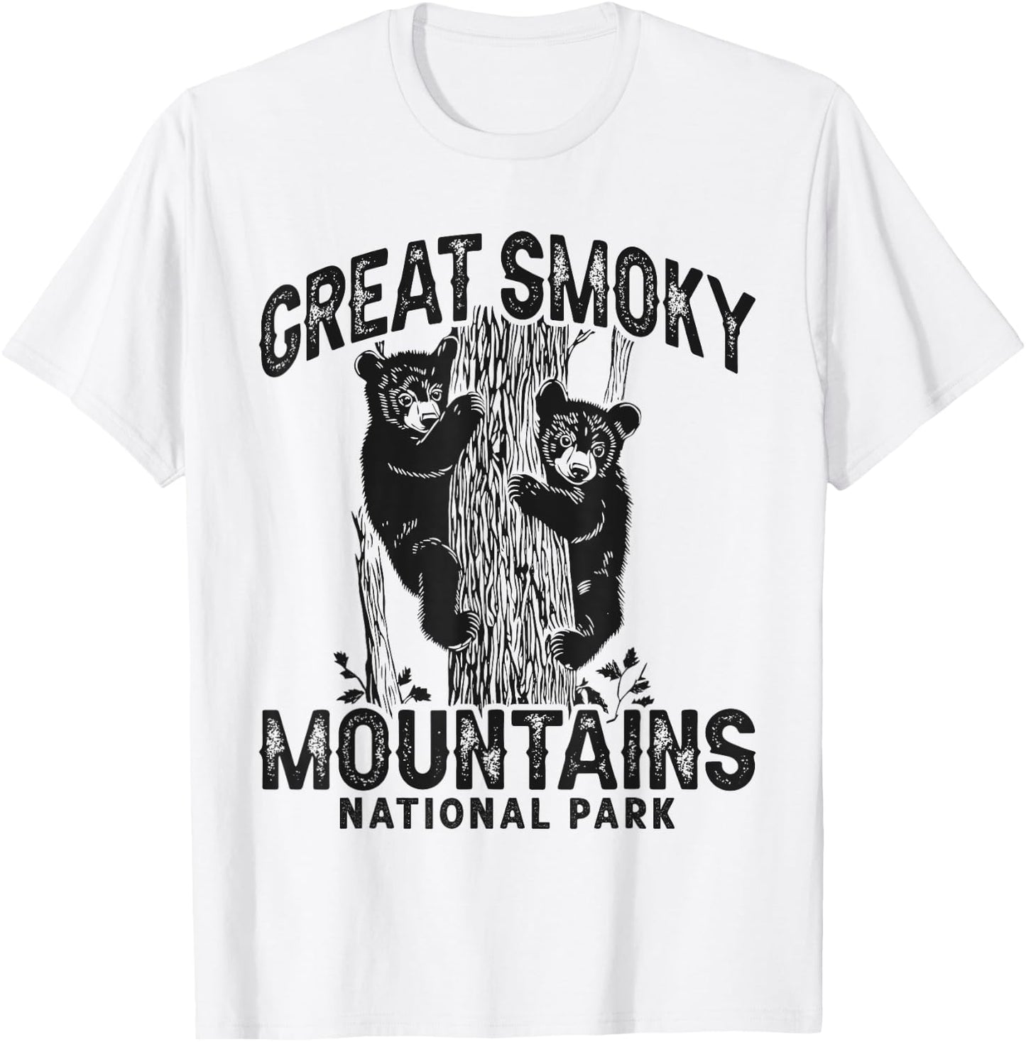 Great Smoky Mountains National Park Tennessee North Carolina T-Shirt - T-Shirt | White