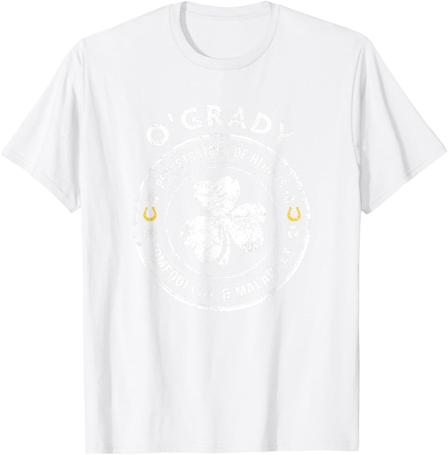 O'Grady Irish Family Name T-Shirt - T-Shirt | White