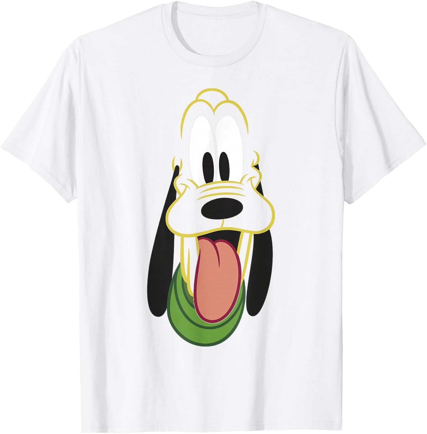 Disney Mickey and Friends Pluto Big Face T-Shirt - T-Shirt | White