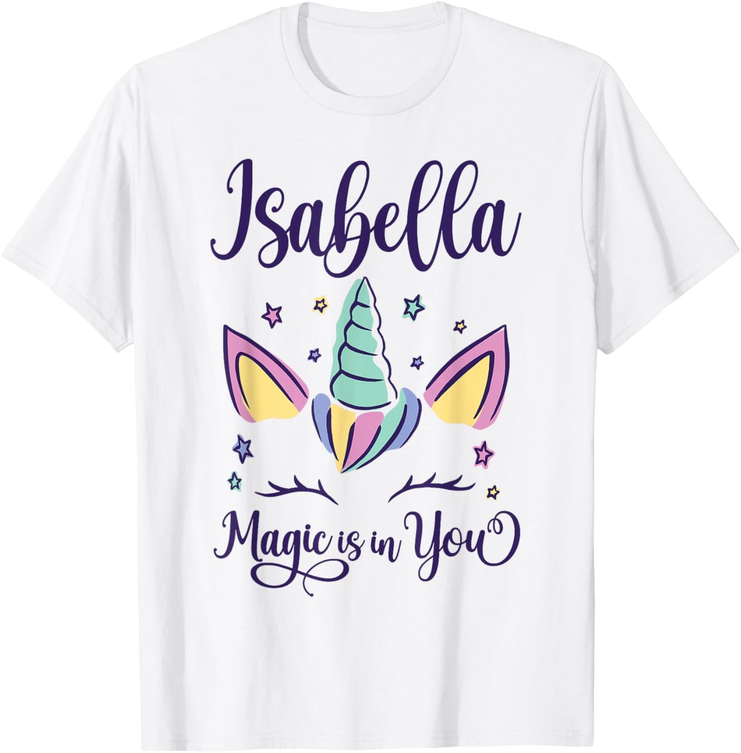 First Name Isabella Personalized I Love Isabella T-Shirt - T-Shirt | White