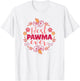 Best Pawma Ever Dog Grandma Nature Paw Bone Cute Flowers Women T-Shirt - T-Shirt | White