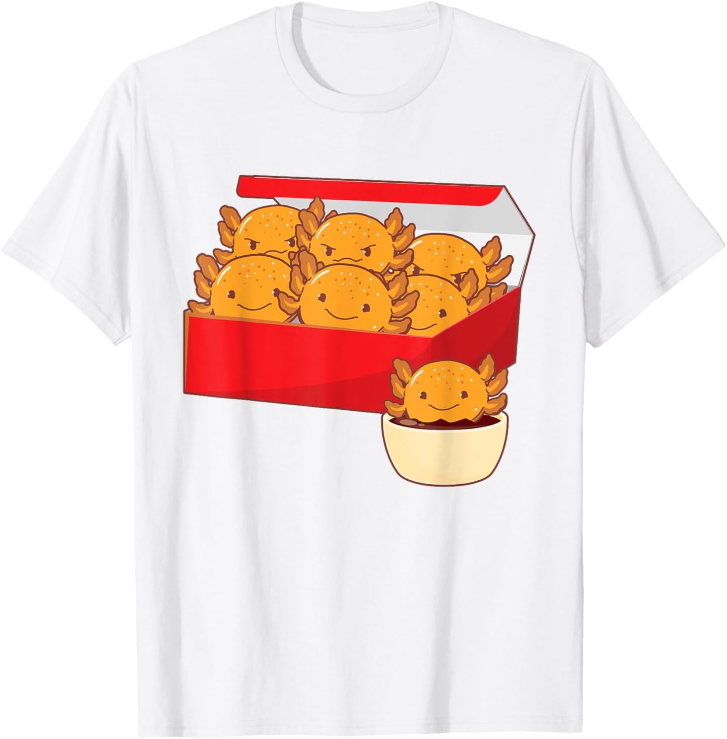 Axolotl Nuggets Axolotls T-Shirt - T-Shirt | White