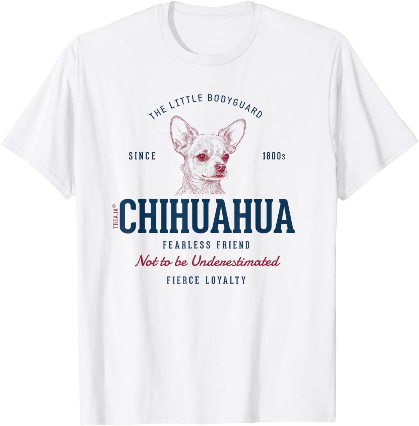 Retro Styled Vintage Chihuahua T-Shirt - T-Shirt | White