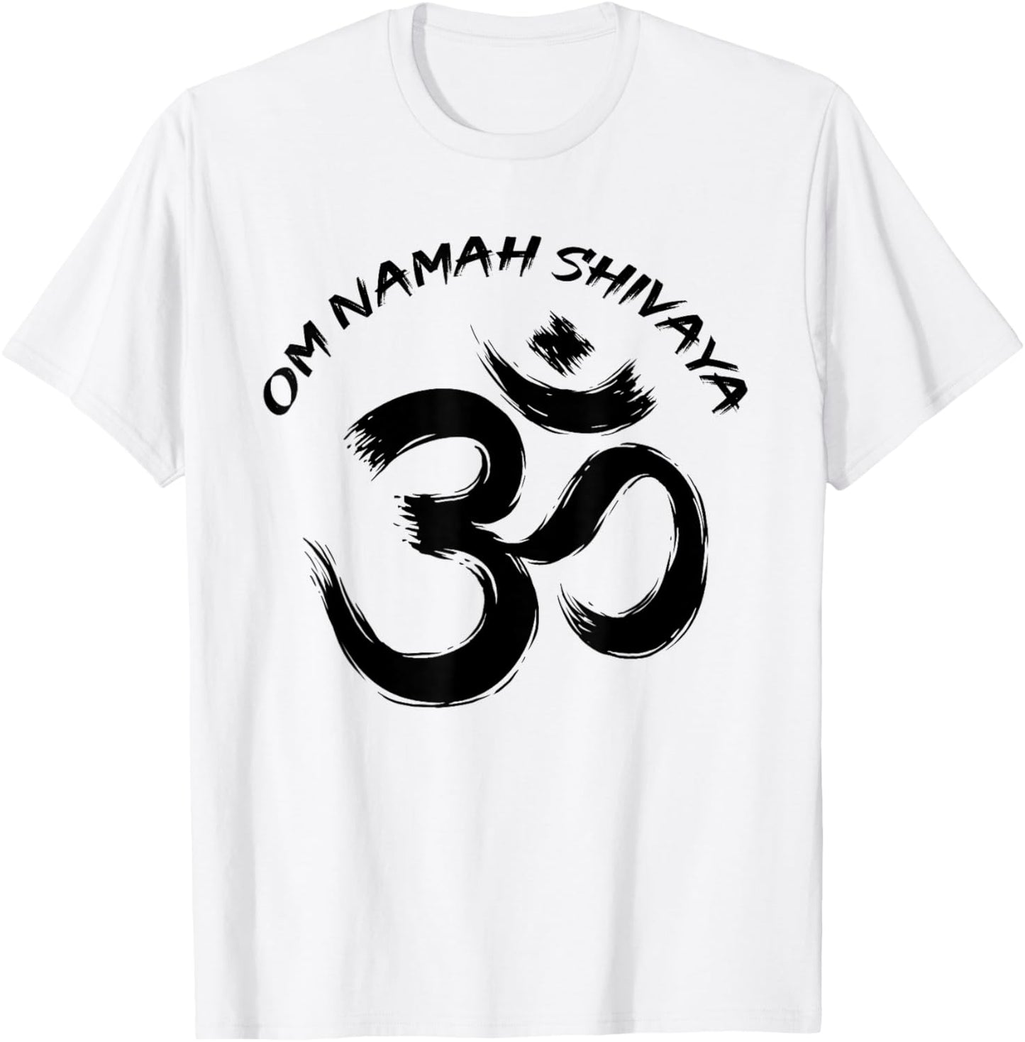 Om Namah Shivaya Meditation Mantra Spiritual Chakra T-Shirt - T-Shirt | White