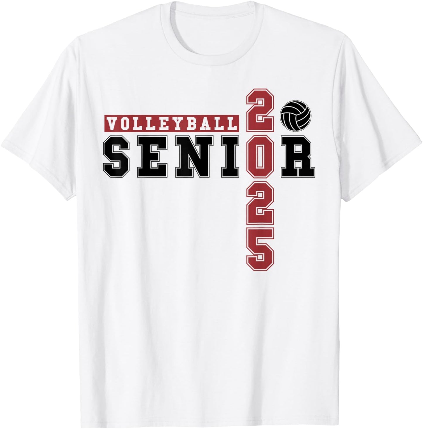 Volleyball Senior Night Volleyball Senior 2025 Graduation 35 T-Shirt - T-Shirt | White