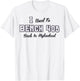 Top that says - I Used to BENCH 405 in HIGH SCHOOL | Funny T-Shirt - T-Shirt | White