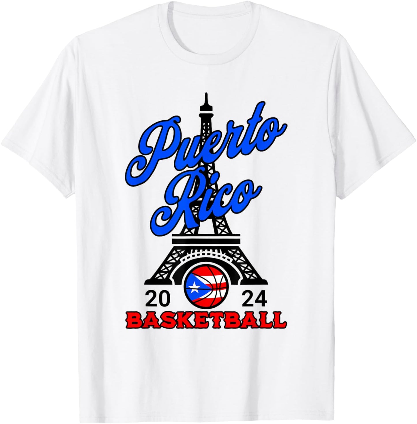 Puerto Rican Pride Basketball Sport Puerto Rico Flag Boricua T-Shirt - T-Shirt | White