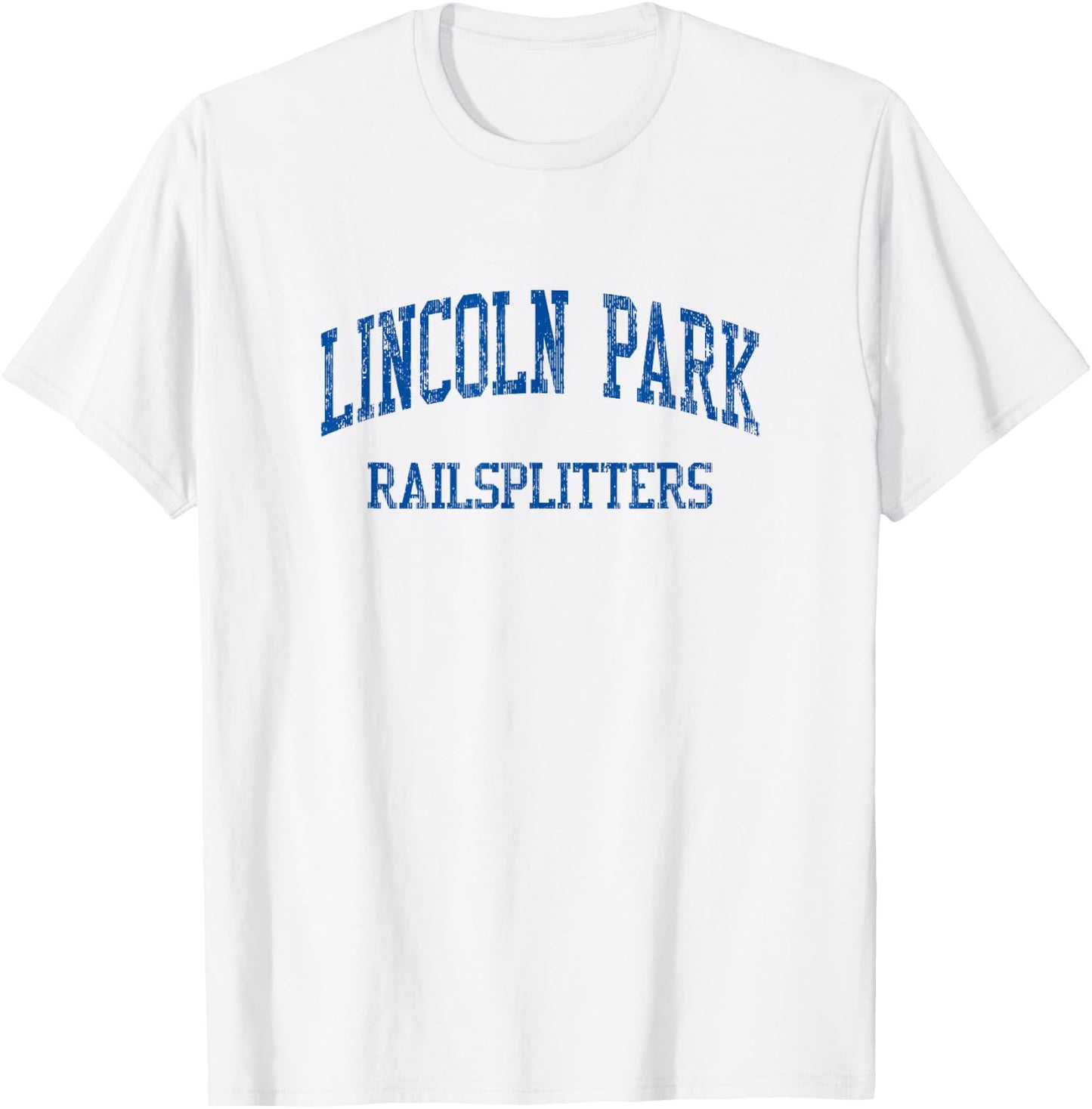 Lincoln Park High School HS Lincoln Park MI Vintage Sports T-Shirt - T-Shirt | White
