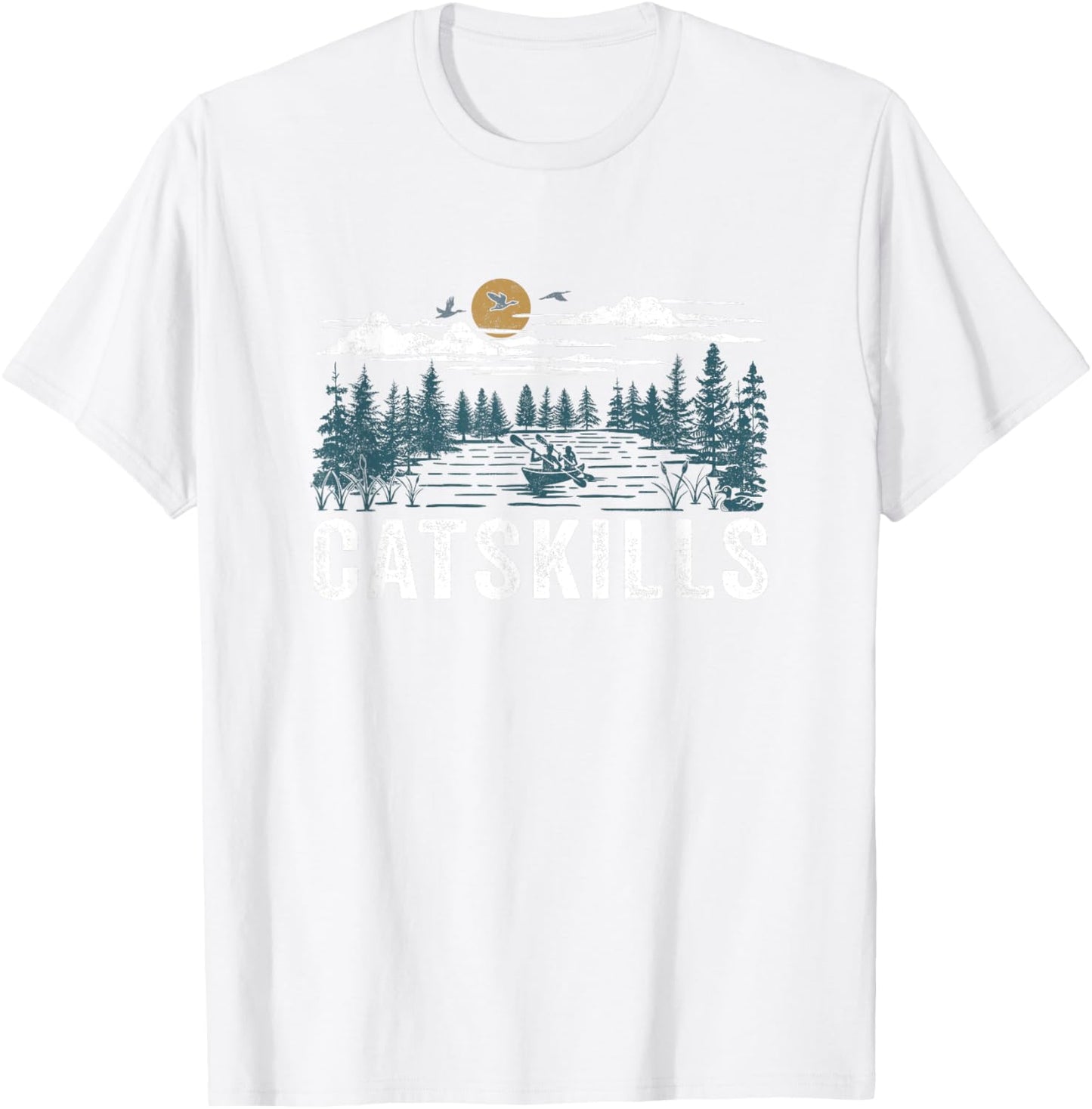 Catskills New York T-Shirt - T-Shirt | White