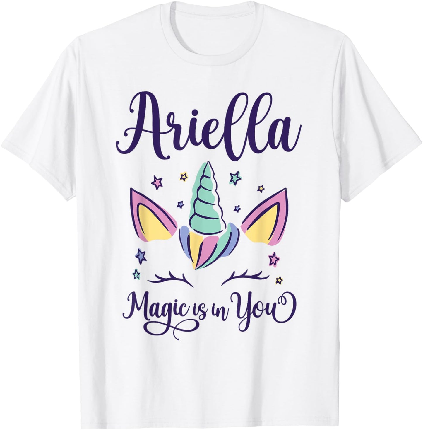 First Name Ariella Personalized I Love Ariella T-Shirt - T-Shirt | White