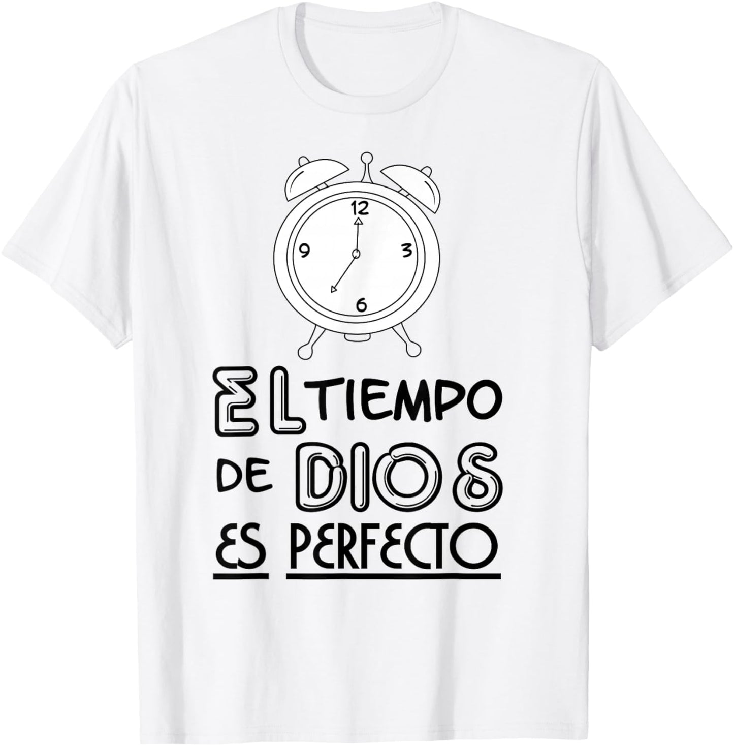 Cross Catholic Faith Hispanic Religious Blessed Devotion T-Shirt - T-Shirt | White
