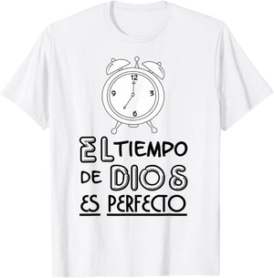 Cross Catholic Faith Hispanic Religious Blessed Devotion T-Shirt - T-Shirt | White