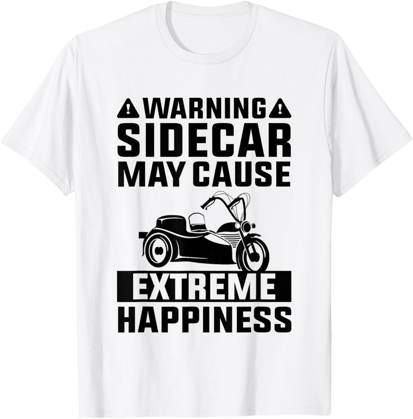 Sidecar Motorcycle Motorcyclist Bike Motorbike Sidecar Rider T-Shirt - T-Shirt | White