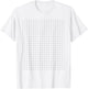Graph Paper Engineering Student Easy Halloween Costume T-Shirt - T-Shirt | White