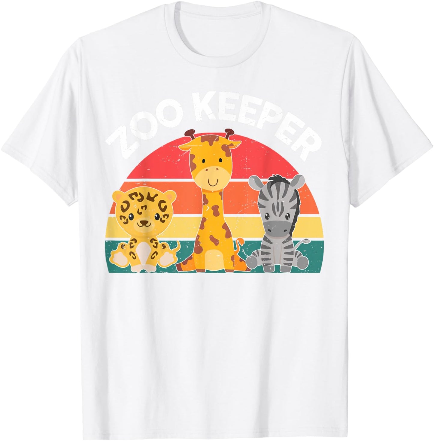 Women Zoo Crew-Shirt Toddler Boys Girl Kids Zoo Keeper Adult T-Shirt - T-Shirt | White