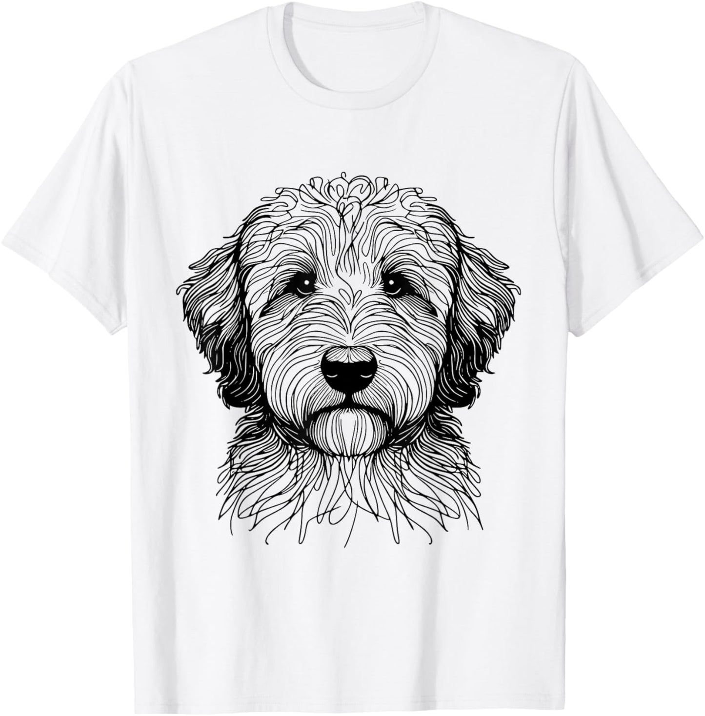 Dog Fingerprint - Aussiedoodle Dad Mom Women T-Shirt - T-Shirt | White