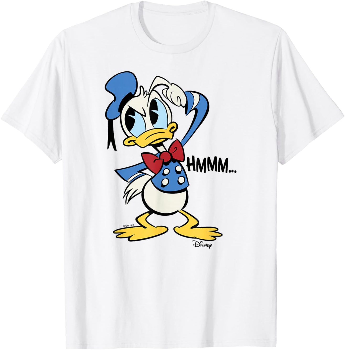 Donald Duck - Hmmm Donald T-Shirt - T-Shirt | White