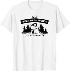 Camp wish-a-bish woods camp counselor T-Shirt - T-Shirt | White