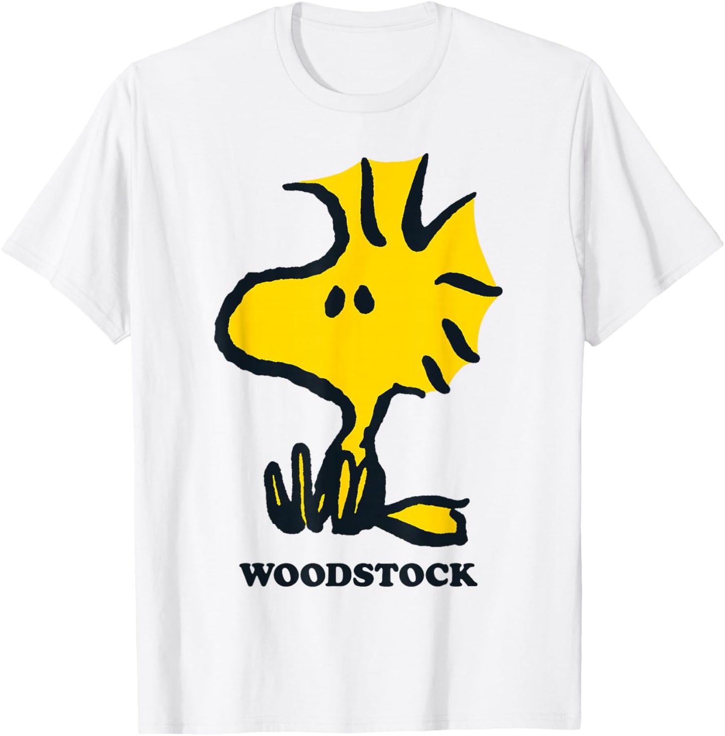 Peanuts Woodstock Sat Down T-Shirt - T-Shirt | White