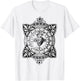 Vintage Sacred Heart of Jesus Symbol Traditional Catholic T-Shirt - T-Shirt | White