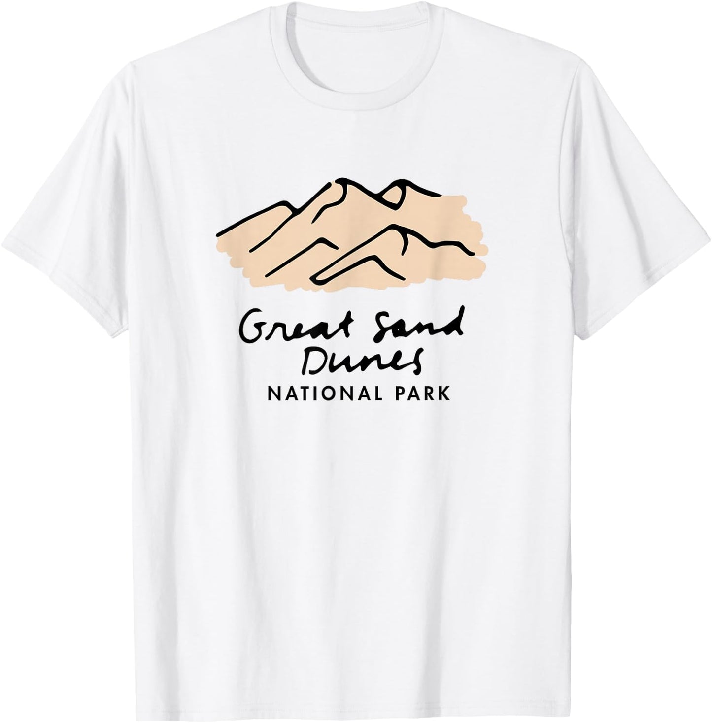 Family Vacation - Retro Great Sand Dunes National Park T-Shirt - T-Shirt | White