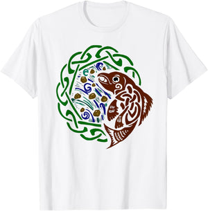 Salmon of Knowledge T-Shirt - T-Shirt | White