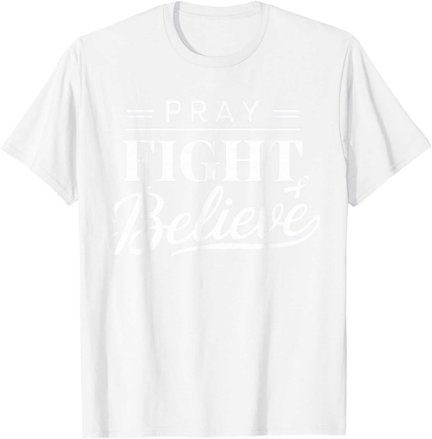 October Women Pink Ribbon Breast Cancer Awareness T-Shirt - T-Shirt | White