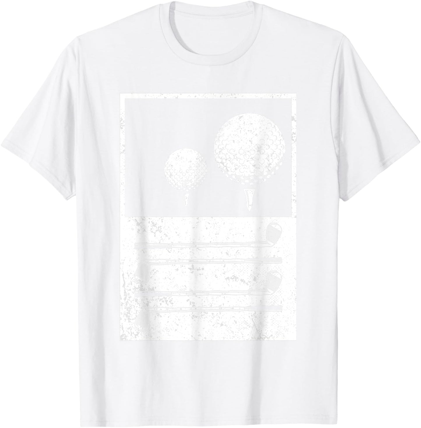 Vintage Golf Balls Golf Player T-Shirt - T-Shirt | White