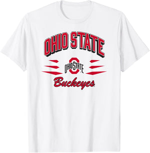 Ohio State Buckeyes Diamond Gray Officially Licensed T-Shirt - T-Shirt | White