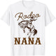 Nana Birthday Cowboy Cowgirl Western Rodeo Grandma Party T-Shirt - T-Shirt | White