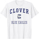 Clover High School Blue Eagles T-Shirt - T-Shirt | White