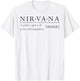 Nirvana Simple Definition T-Shirt - T-Shirt | White