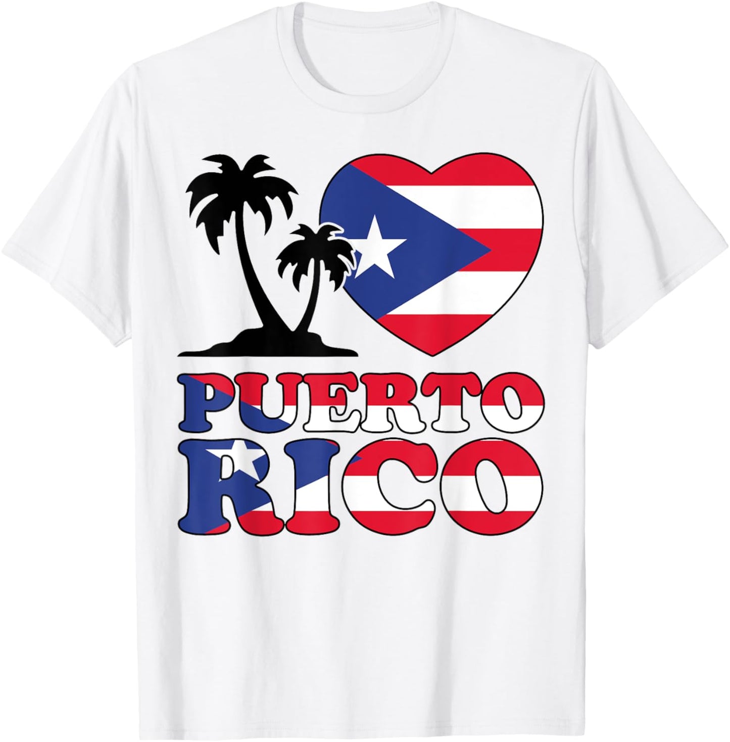 Women Puerto Rico Shirt Rica Flag I Love Puerto Rico Kid Boy T-Shirt - T-Shirt | White