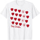 Ohio State Buckeyes Valentine Love Gray Officially Licensed T-Shirt - T-Shirt | White