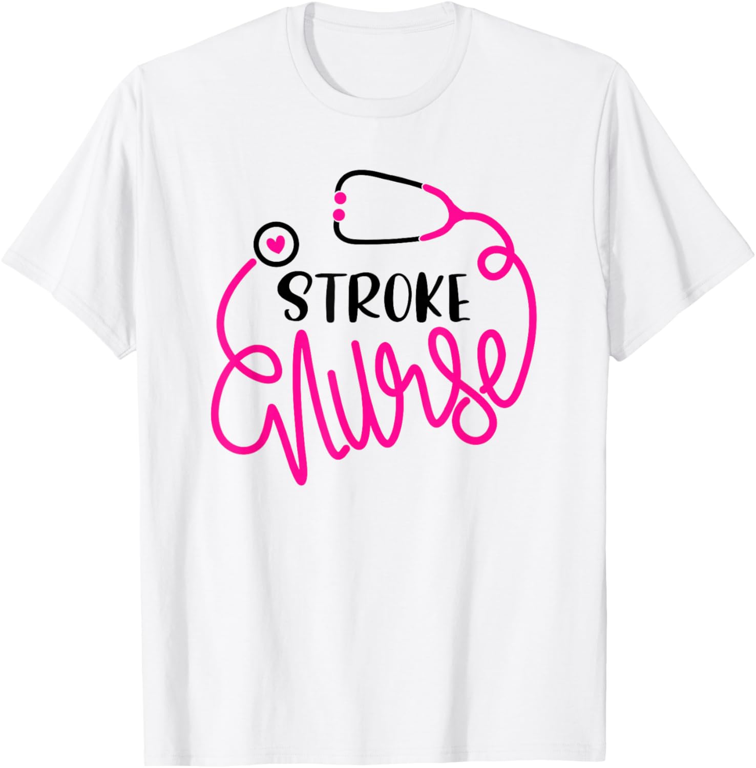 Brain Attack Nursing Department RN Cute Stroke Nurse T-Shirt - T-Shirt | White