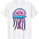 Funny Jellyfish Ocean Love Aquarium Jellyfish T-Shirt - T-Shirt | White