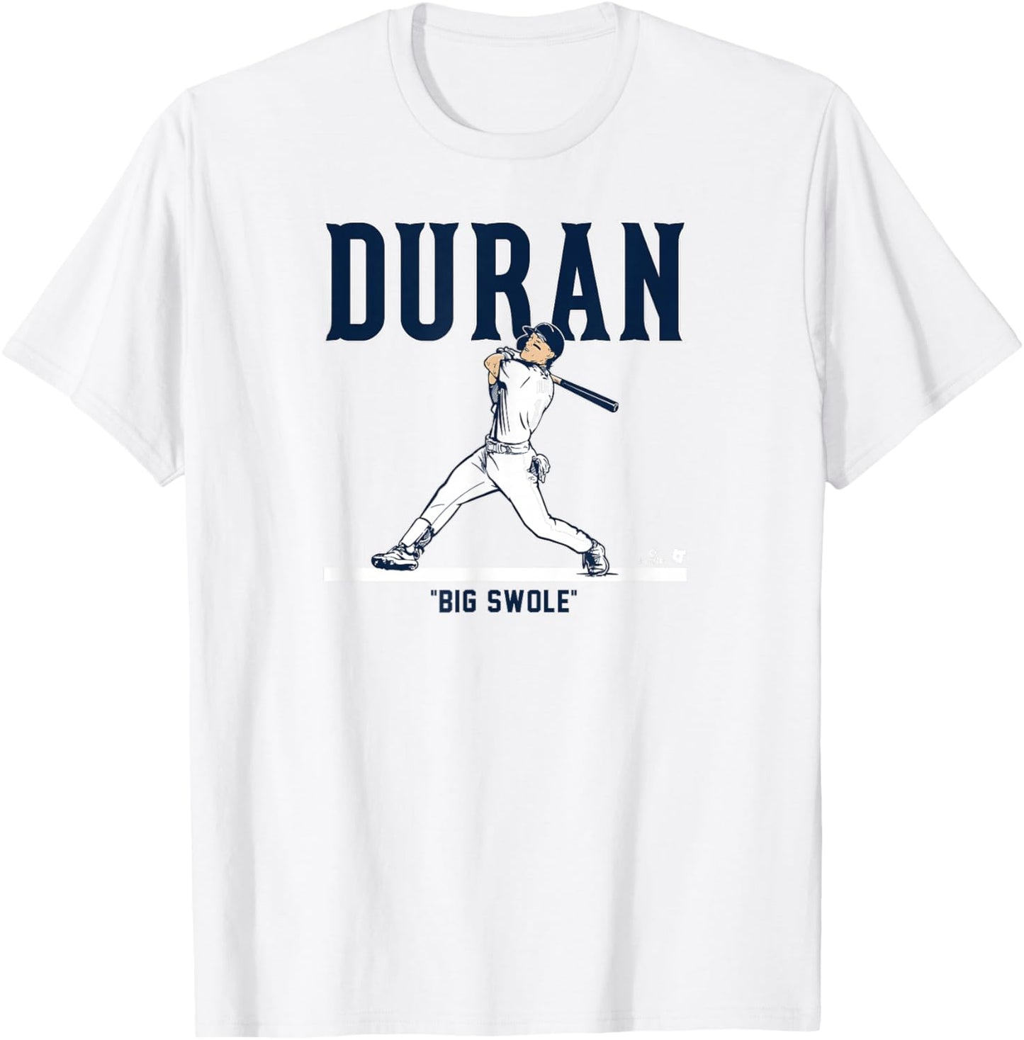 Jarren Duran - Big Swole - Boston Baseball T-Shirt - T-Shirt | White