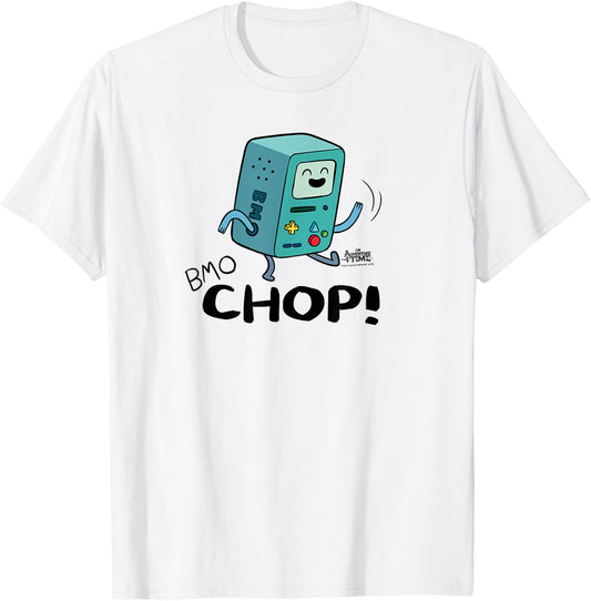 Adventure Time BMO Chop T-Shirt - T-Shirt | White