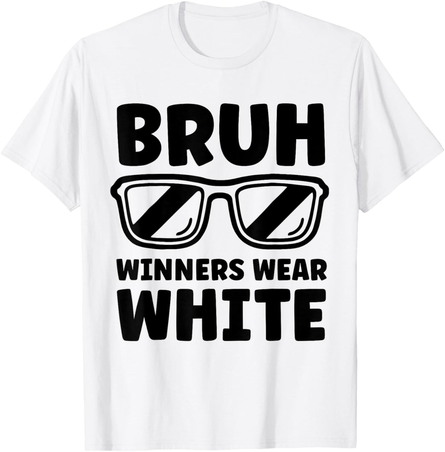 Winners Wear White Team Spirit Week Game Color Sports Day T-Shirt - T-Shirt | White