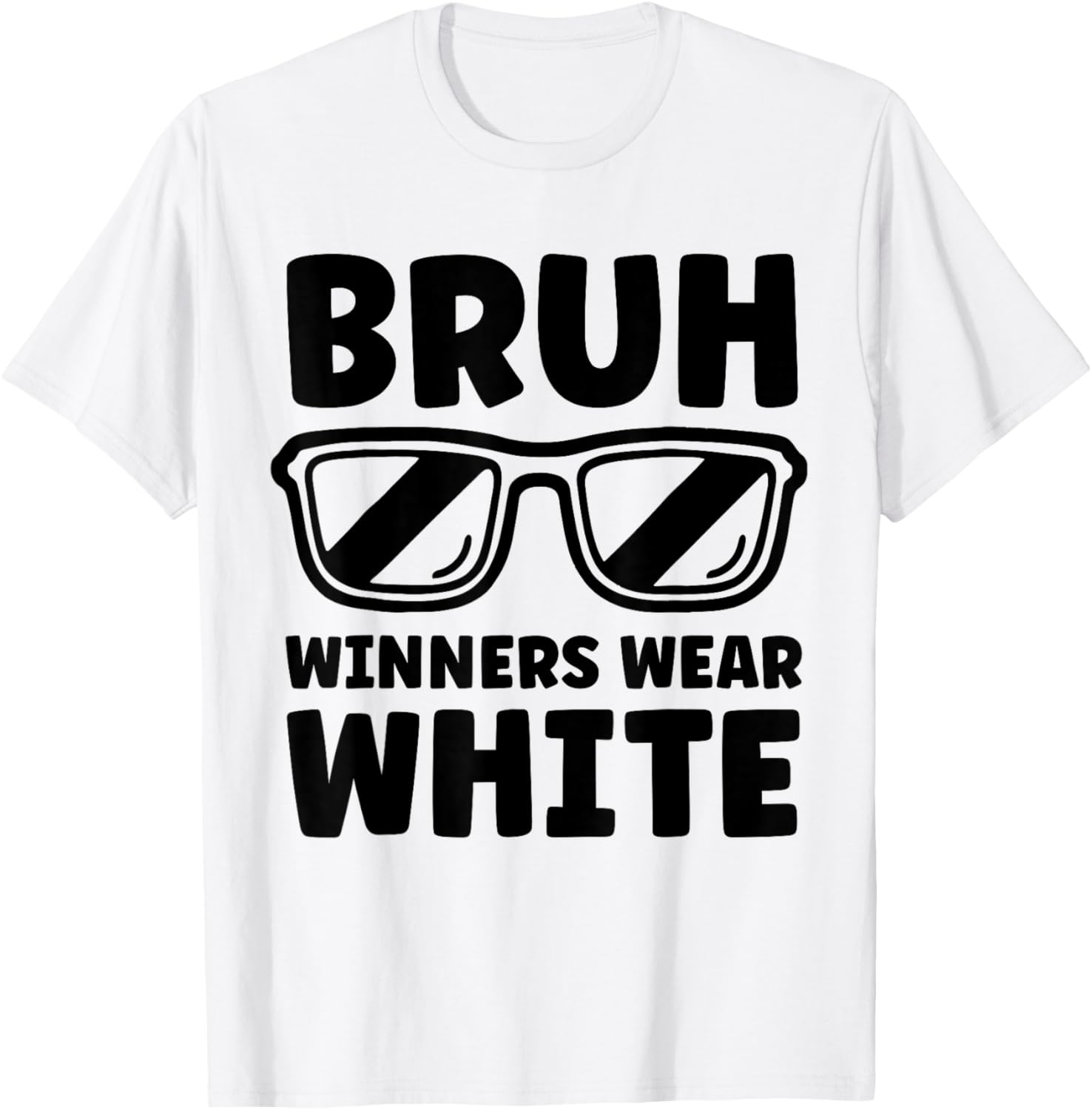 Winners Wear White Team Spirit Week Game Color Sports Day T-Shirt - T-Shirt | White