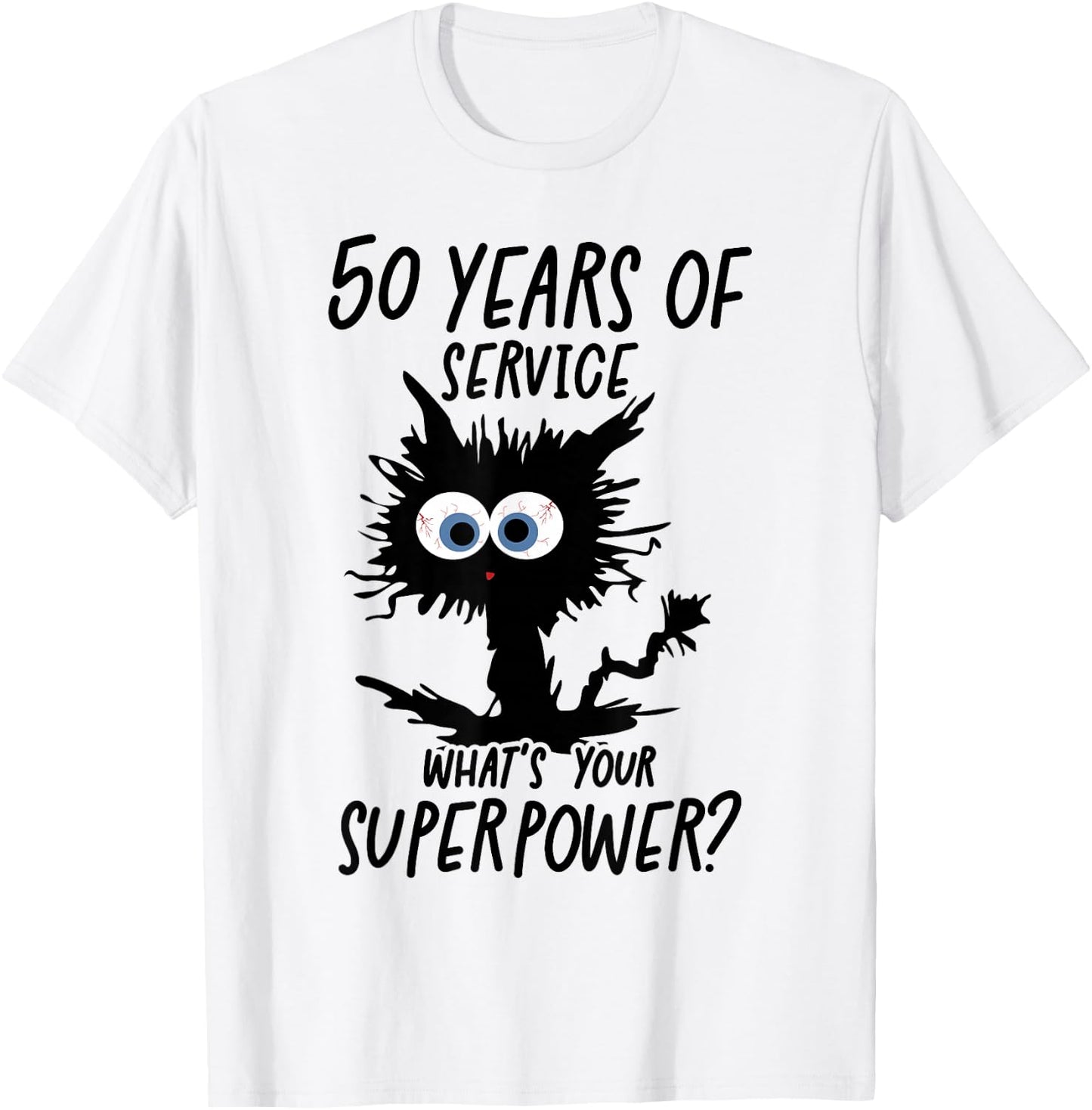 I Survived 50 Years Of Of Service T-Shirt - T-Shirt | White