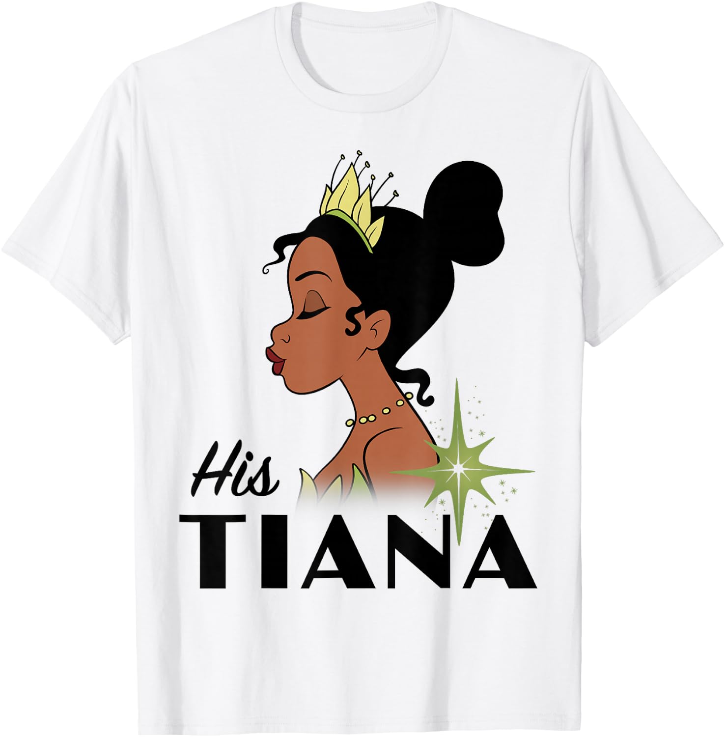 Disney Princess and The Frog His Tiana Graphic T-Shirt - T-Shirt | White