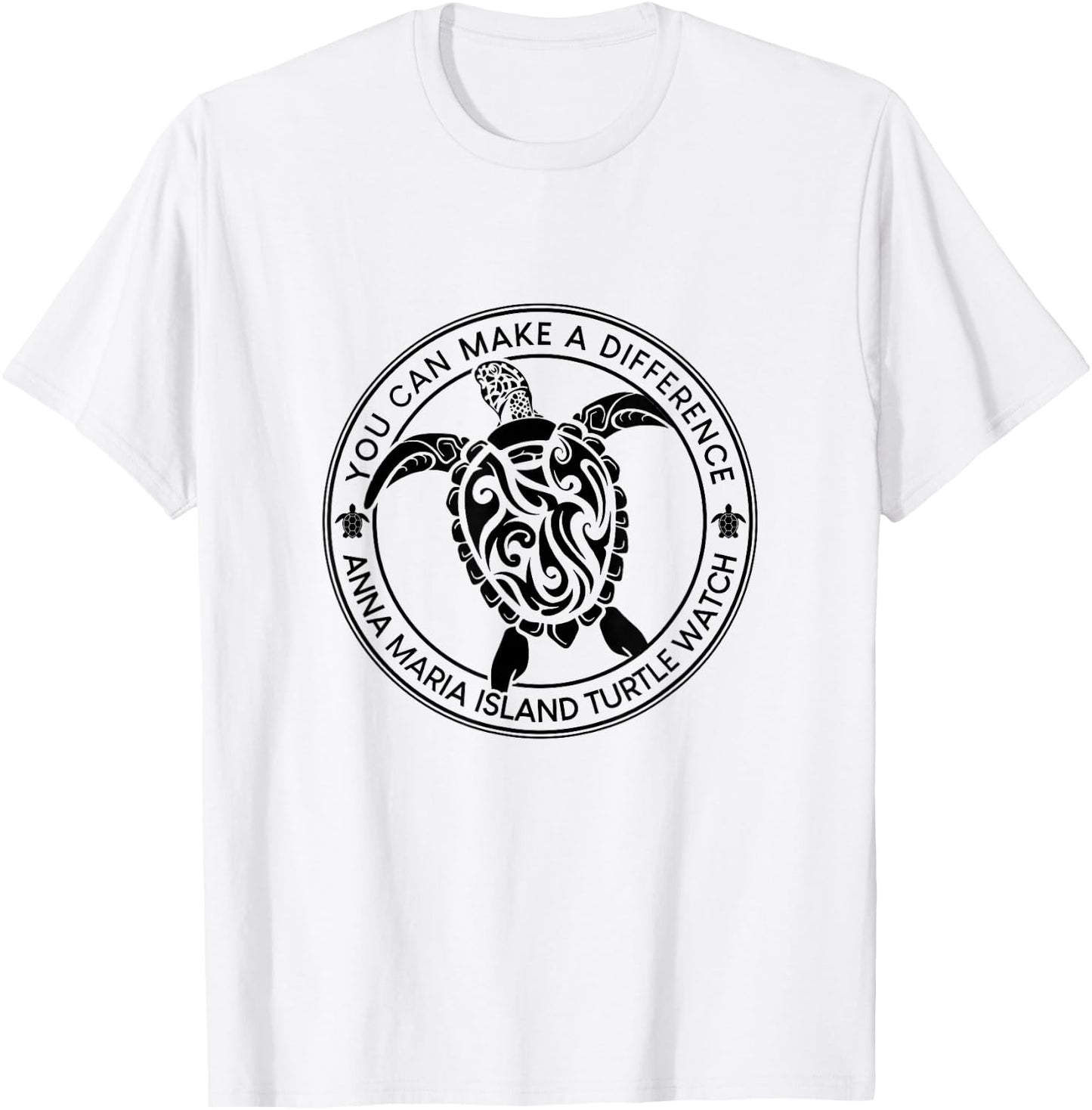 You Can Make A Difference Anna Maria Island Turtle Watch T-Shirt - T-Shirt | White