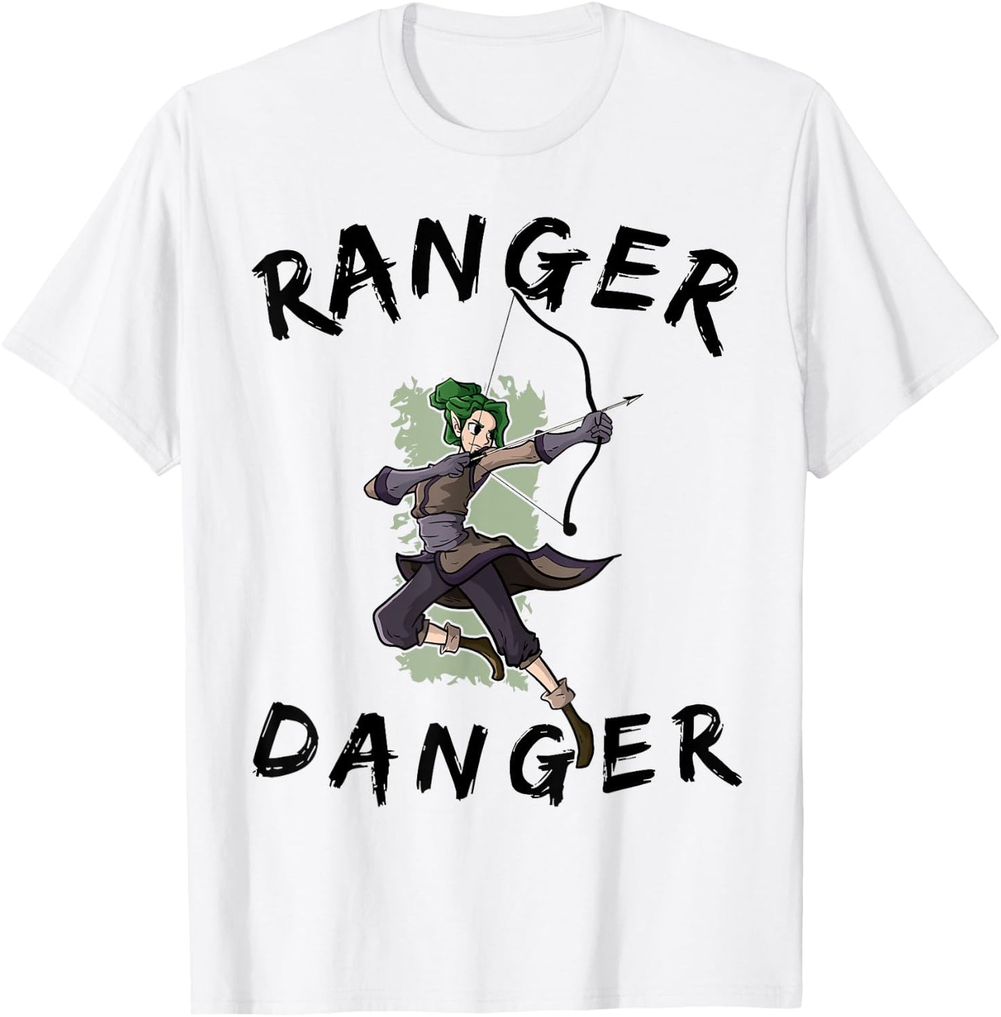 Ranger RPG Character Class Gift T-Shirt - T-Shirt | White