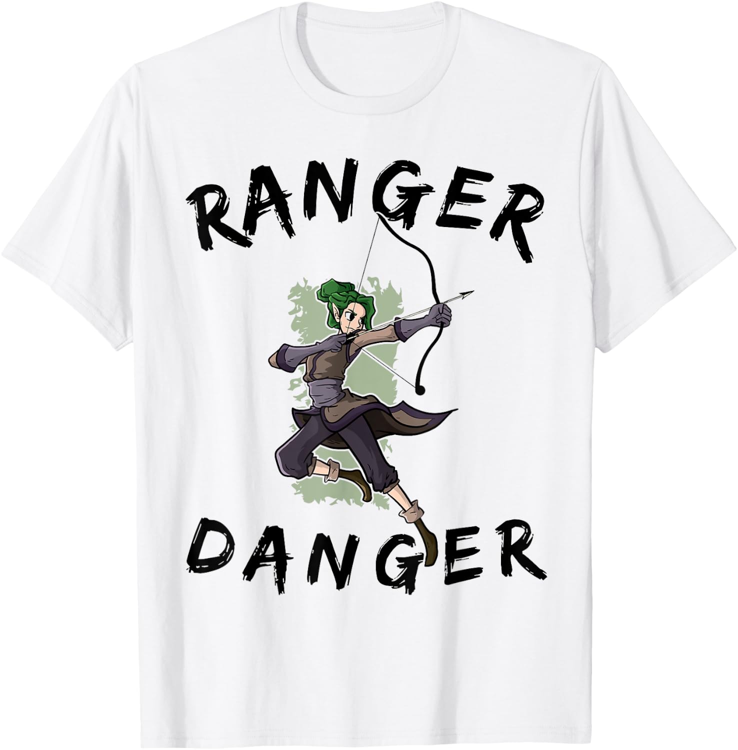 Ranger RPG Character Class Gift T-Shirt - T-Shirt | White