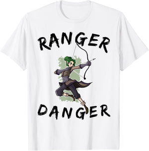 Ranger RPG Character Class Gift T-Shirt - T-Shirt | White