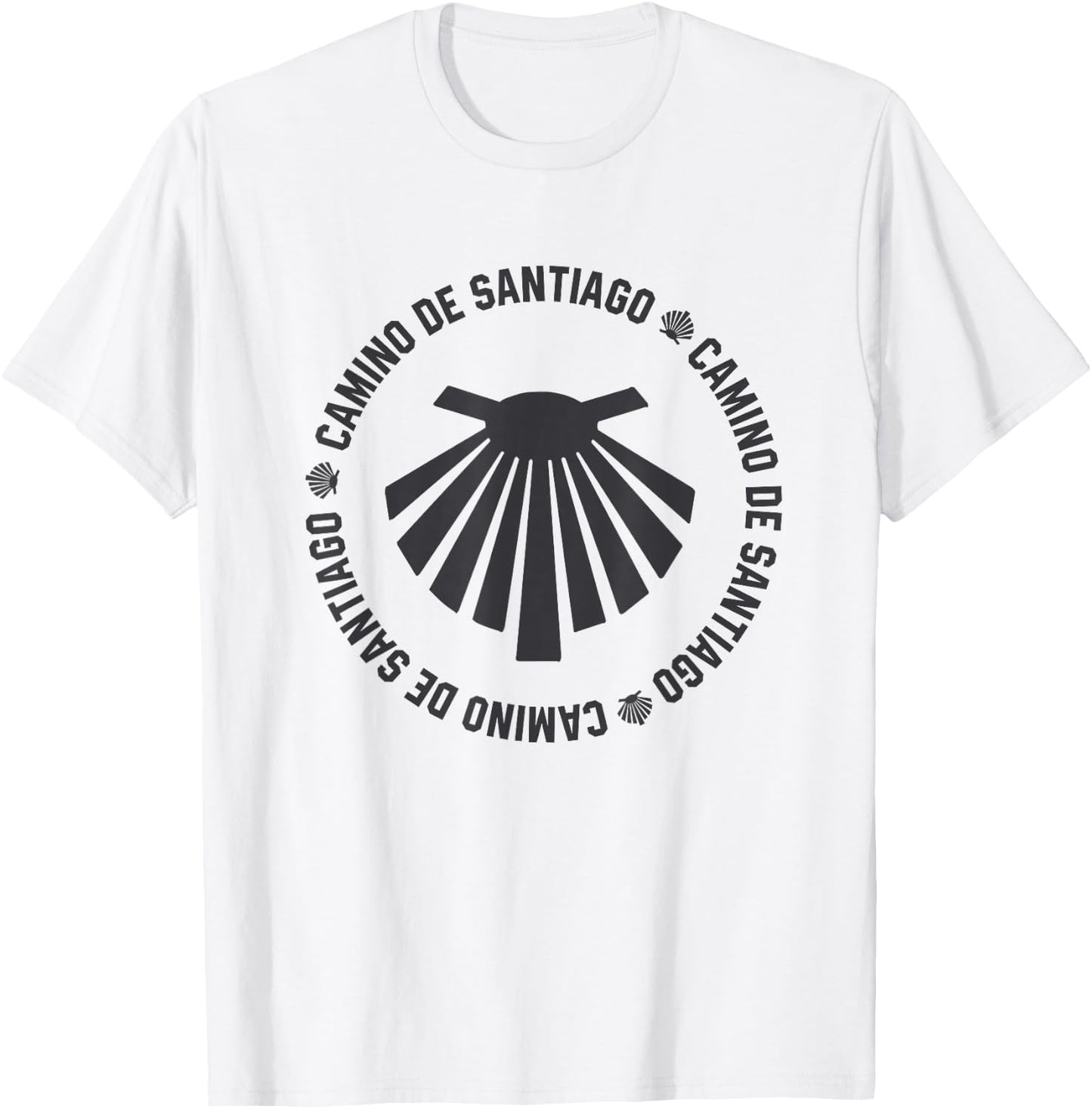 El Camino de Santiago Spain Compostela Wanderer Quotes T-Shirt - T-Shirt | White